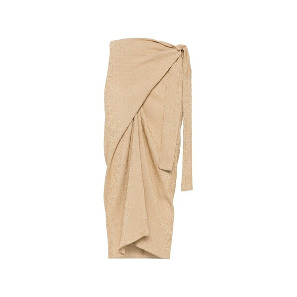 テラ レディース スコート ボトムス Check-pattern wrap skirt Neutrals