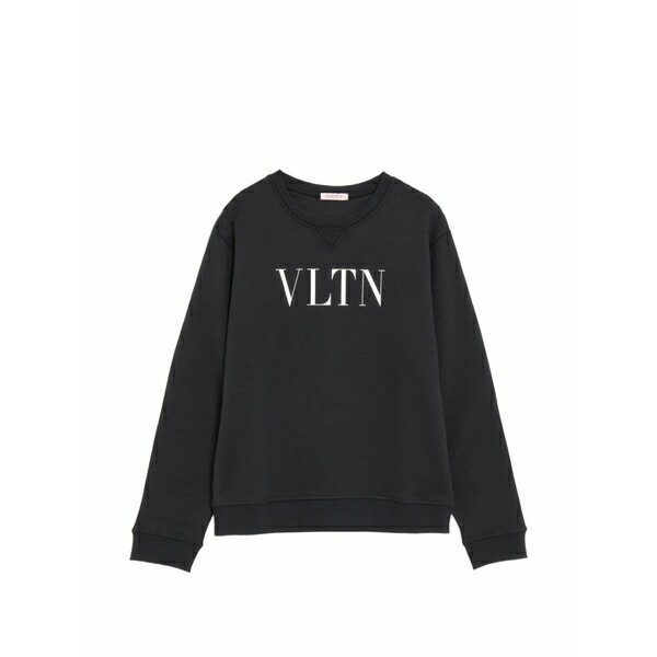 ヴァレンティノ ガラヴァーニ メンズ パーカー・スウェットシャツ アウター Vltn crew-neck sweatshirt Black