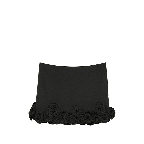 ラルーベッシュ レディース スコート ボトムス Ivette floral-appliqu￡ mini skirt Black