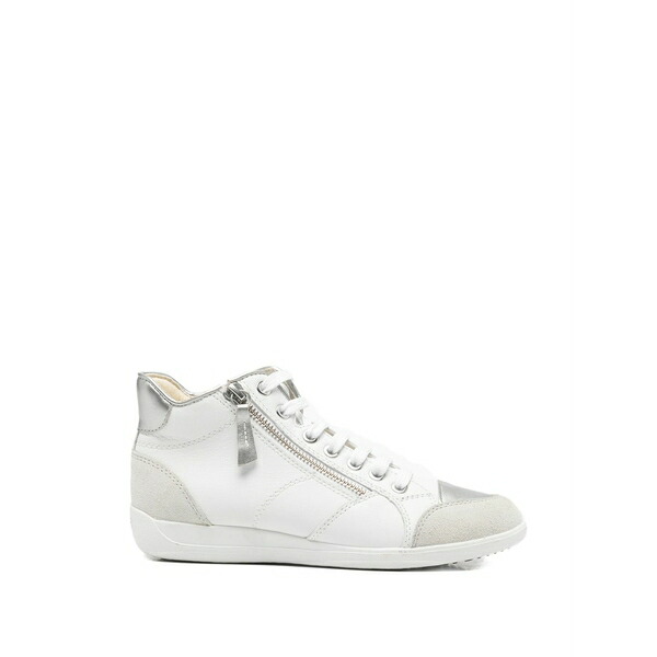 ジェオックス レディース スニーカー シューズ Zip high-top sneakers White