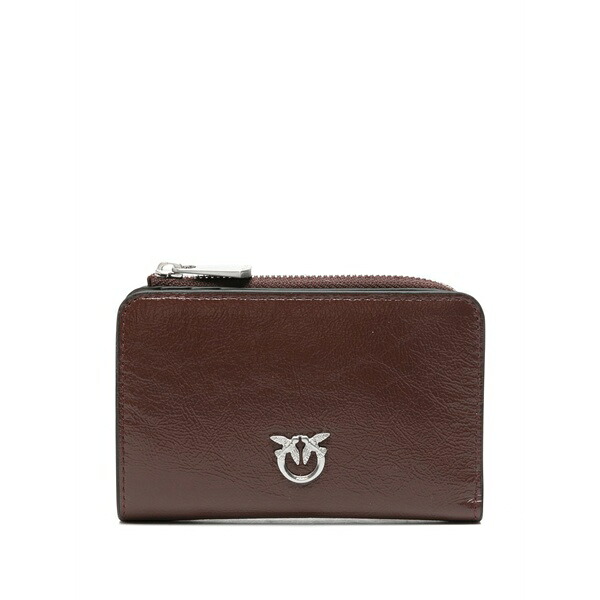 ピンコ レディース 紙入れ 付属品 Love birds plaque wallet Brown