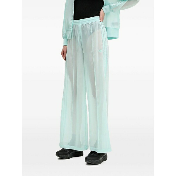アディダス レディース 心地よいズボン下 ボトムス Adicolor three-stripe trousers Blue