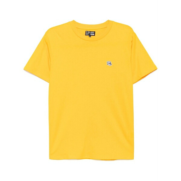 イズエ メンズ ティーシャツ トップス Logo-patch t-shirt Yellow