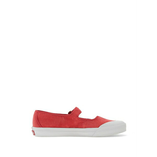 バンズ メンズ スニーカー シューズ Corduroy buckle-strap sneakerinas Red