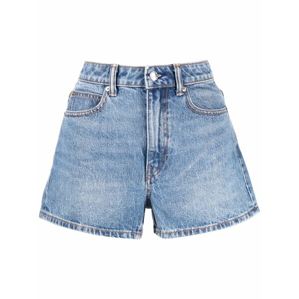 アレキサンダーワン レディース カジュアルパンツ ボトムス Shorty high-rise short in denim Blue｜asty