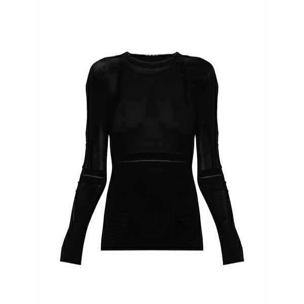 イッセイミヤケ レディース ティーシャツ トップス Long-sleeve top Black