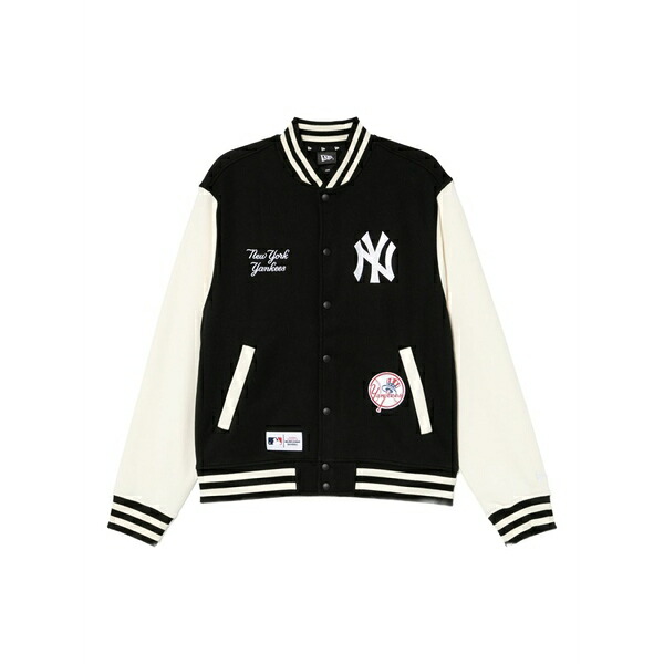 ニュー内鰓 メンズ 上衣＆上衣 アウター Logo-embroidered bomber jacket Black