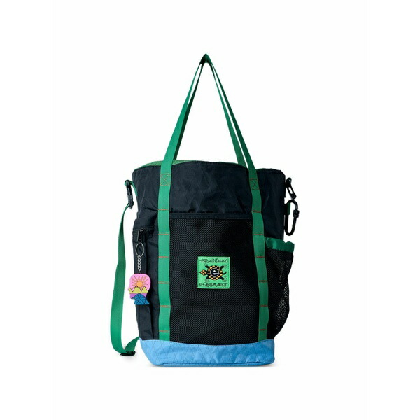 ブレインデッド メンズ トートバッグ 御徒面子 Mesh pocket functional tote bag Black