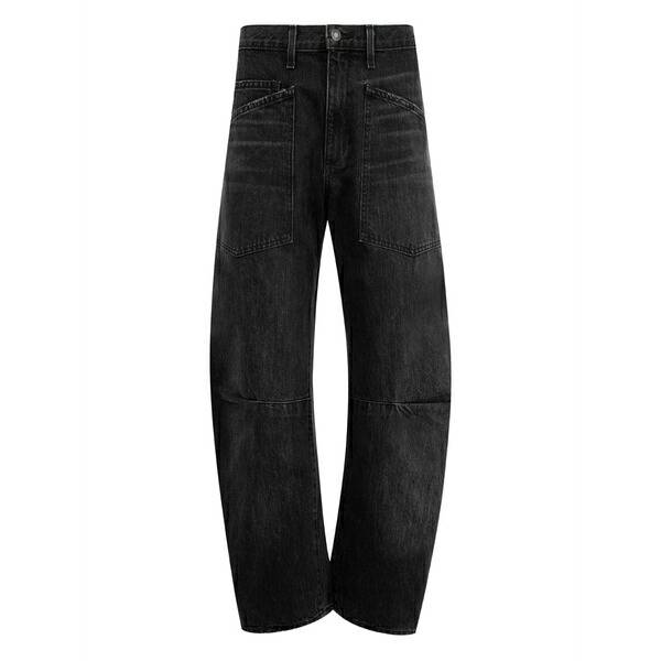ニリロータン レディース ジーンズズボン下 ボトムス Shon panelled jeans Black
