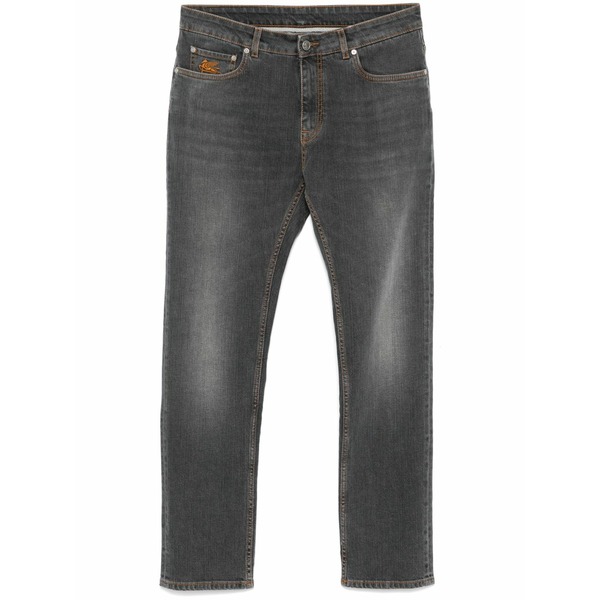 エトロ メンズ ジーンズズボン下 ボトムス Straight-leg jeans Grey