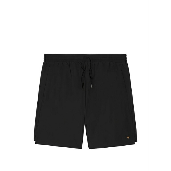 ライヴ メンズ 心地好いズボン下 ボトムス Gilmorton drawstring shorts Black