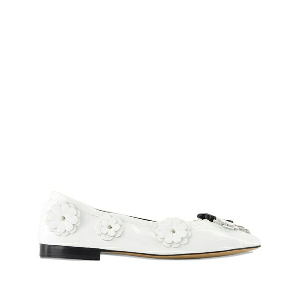 セシリー・バンセン レディース サンダル シューズ Flower-embellishment ballet flats White