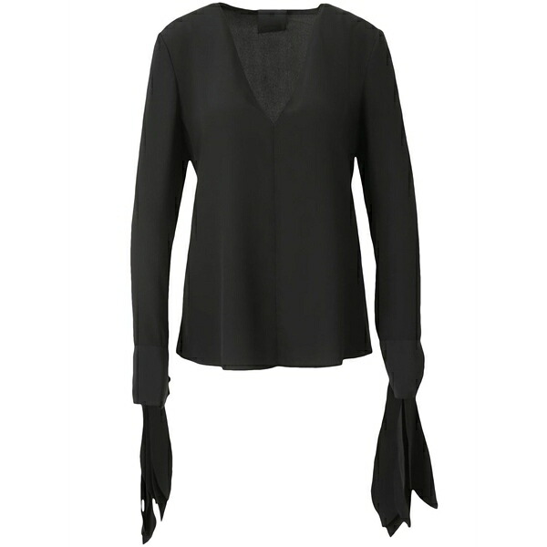 ジバンシー レディース シャツ トップス Silk blouse Black｜asty