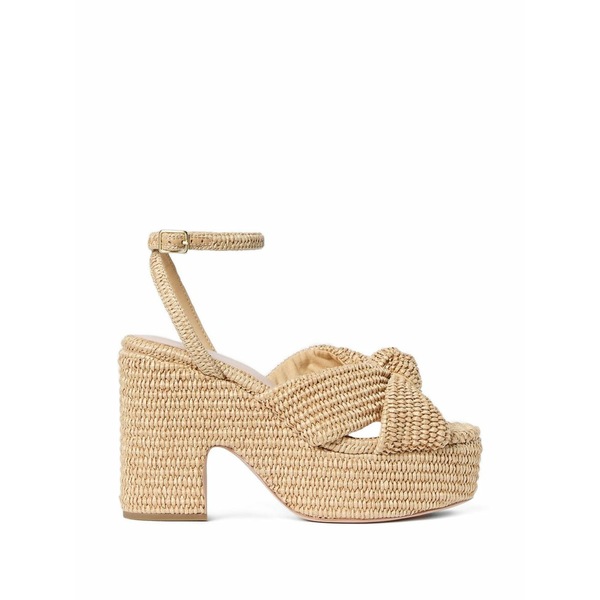 ロフラー 幽客ダル レディース サンダル シューズ Liza knotted wedge sandals Neutrals