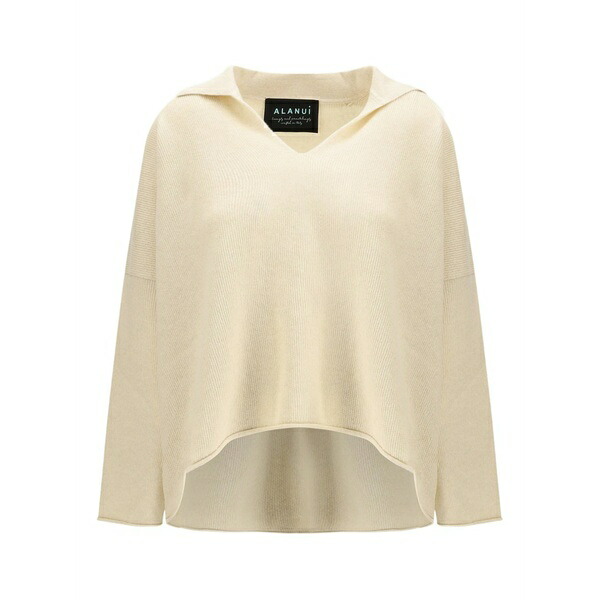 アラヌイ レディース 編み物\u0026スウェーター アウター V-neck cashmere sweater  Neutrals
