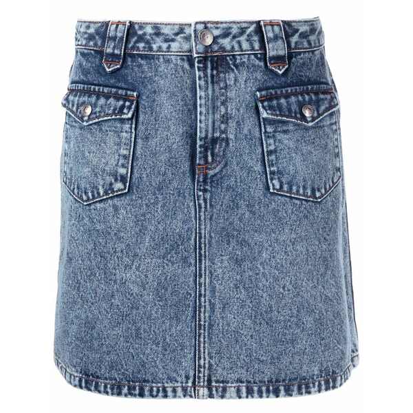 アーペーセー レディース ジーンズズボン下 ボトムス Manue denim mini skirt Blue
