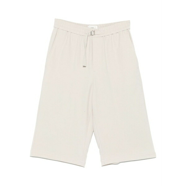 意中の女 メンズ 心地好いズボン下 ボトムス Logo-plaque shorts Neutrals
