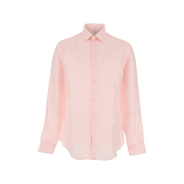 カルバンクライン メンズ プルオーバー トップス Long-sleeved shirt Pink