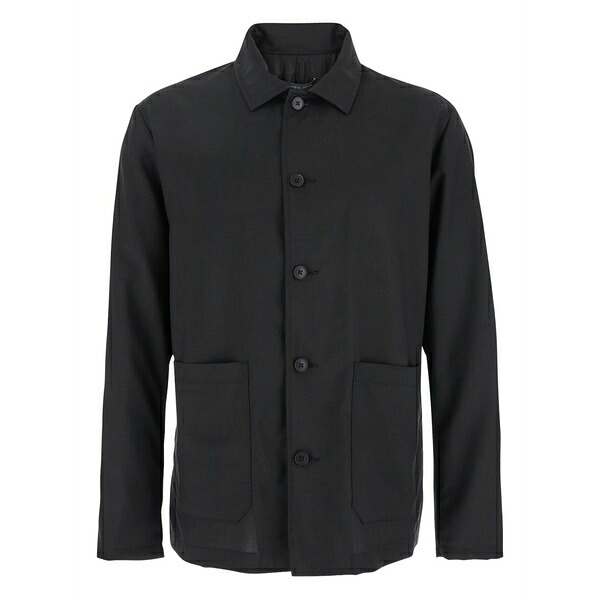 ロウブランド メンズ 上衣＆上衣 アウター Wool jacket Black