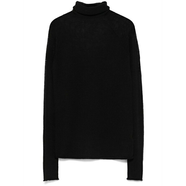 ロベルトコリーナ レディース ニット&セーター アウター Semi-sheer sweater Black｜asty