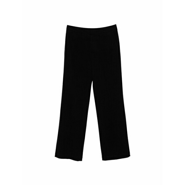 ジェームス 金入れ レディース 心地よいズボン下 ボトムス Brushed knit trousers Black