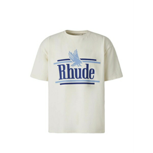 ルード メンズ プルオーバー トップス Logo-print cotton t-shirt White