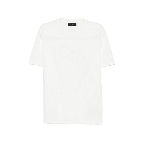 ピューテリー メンズ プルオーバー トップス Logo-print short-sleeve t-shirt White