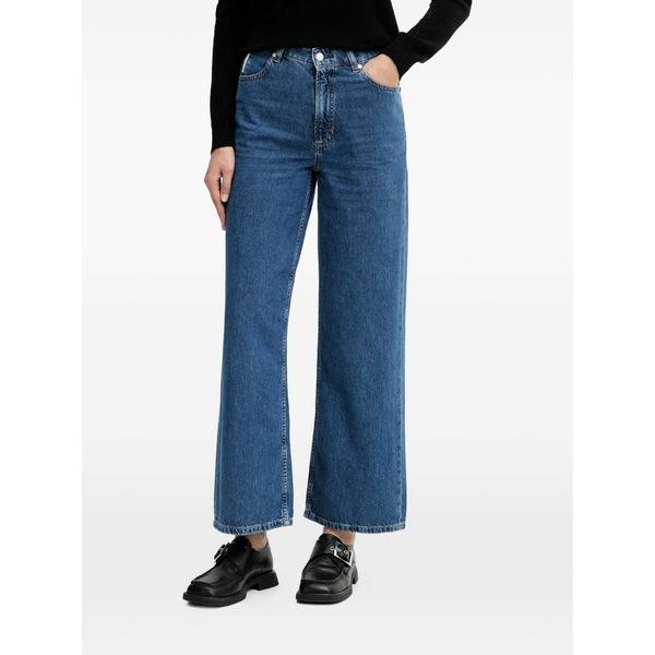 マルコポーロ レディース ジーンズズボン下 ボトムス Pocket belt-loop jeans Blue