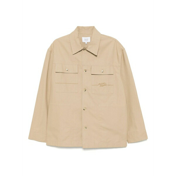 メゾン キツネ メンズ ジャケット＆ブルゾン アウター Trucker jacket Neutrals｜asty
