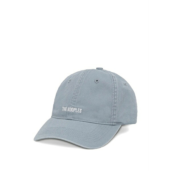 ザ・クープルス レディース かぶり笠 佩び物 Logo-embroidered baseball cap Blue