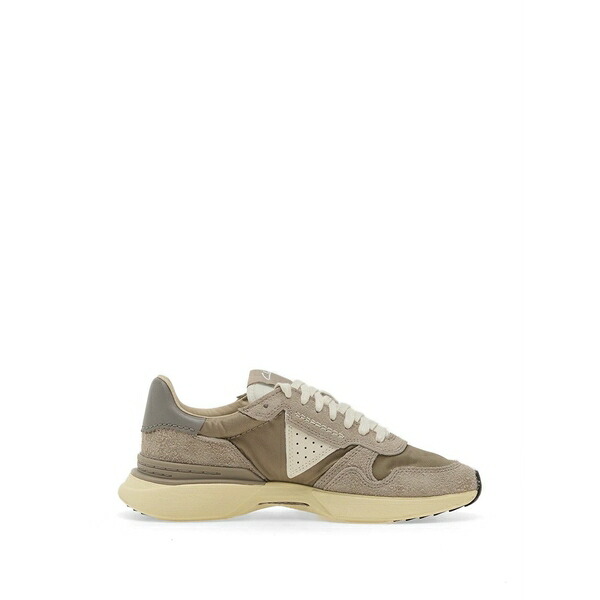 クラークス メンズ スニーカー シューズ Craftwick panelled lace-up sneakers Neutrals