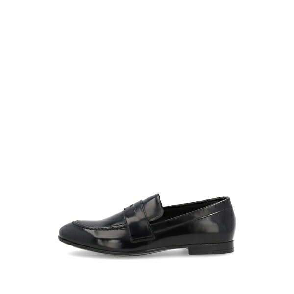 フラウ メンズ スリッポン・ローファー シューズ Polished leather loafers Blue｜asty