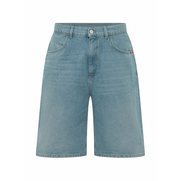 アミッシュ メンズ 心地よいズボン下 ボトムス Tommy bermuda shorts Blue