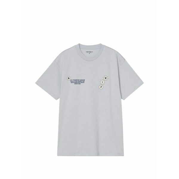 鉄道車両ハート型 メンズ ティーシャツ トップス C trip graphic-print t-shirt Grey