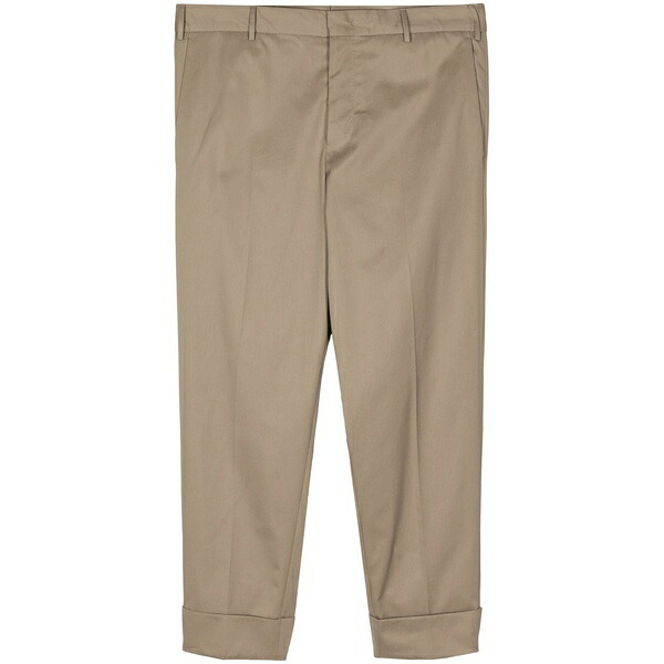 PTトリノ メンズ 心地好いズボン下 ボトムス Edge cotton chino trousers Neutrals