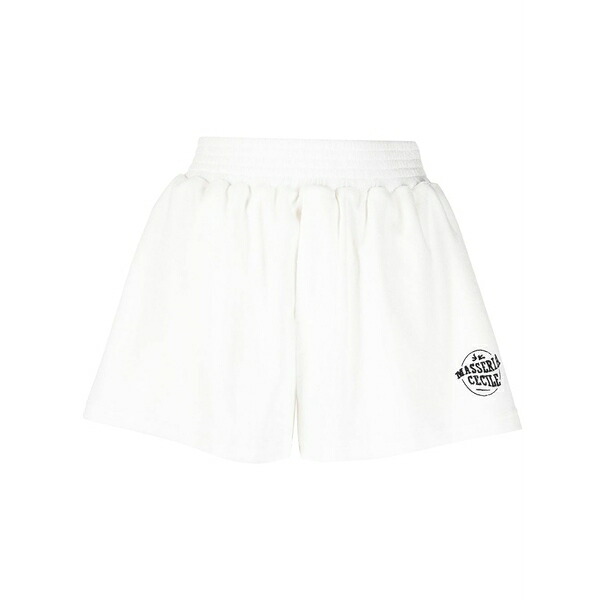 トレシシール レディース 心地よいズボン下 ボトムス Terry-cloth track shorts White