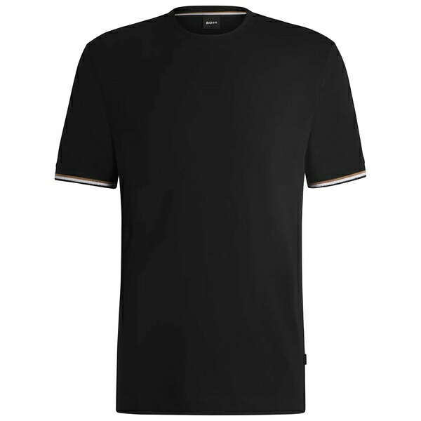 主任者 メンズ ティーシャツ トップス Cotton t-shirt Black