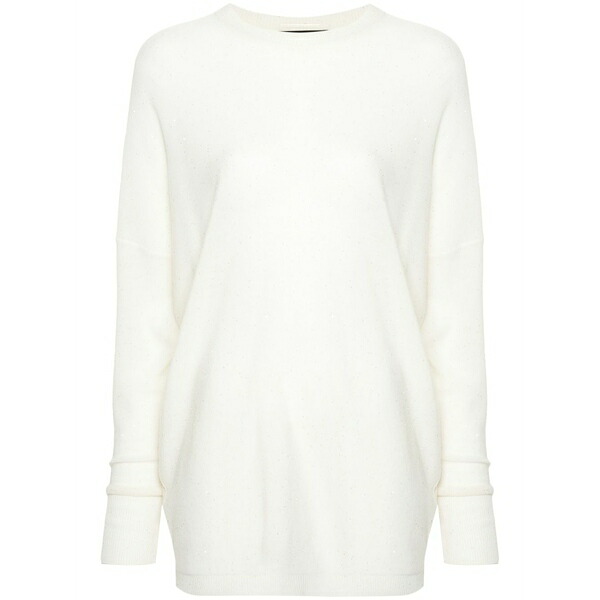 ファビアナ フィリッピ レディース 編み物\u0026スウェーター アウター Sequin-embellished jumper Neutrals