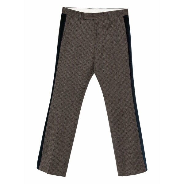 ウェールズ ボナー メンズ 心地好いズボン下 ボトムス Pinstripe trousers Grey