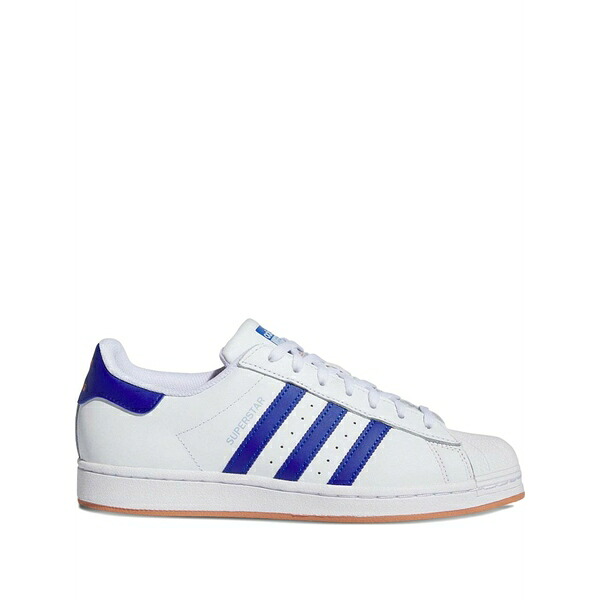 アディダス メンズ スニーカー シューズ Superstar striped sneakers White