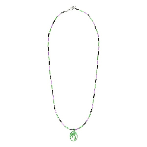 パーム・エンジェルス メンズ ネックレス・チョーカー アクセサリー Palm motif beads necklace Silver|asty