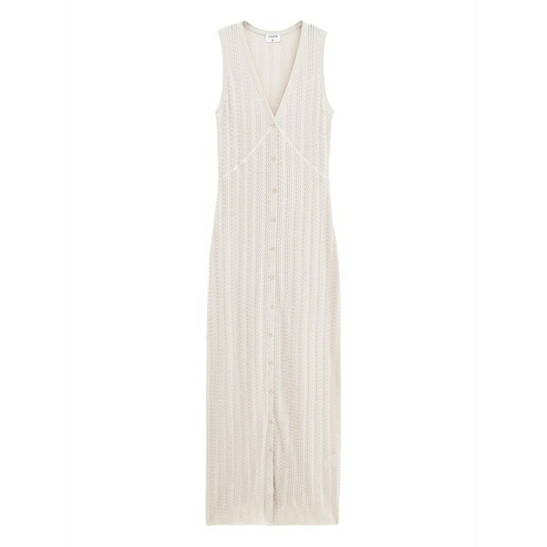 フィリッパコー レディース ワンピース トップス V-neck button-fastening maxi dress Neutrals|asty