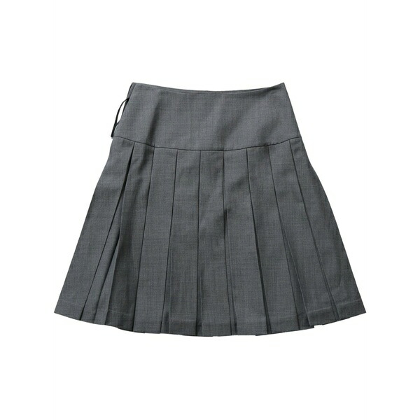 シュシュ/火箸 レディース スコート ボトムス Wool-blend skirt Grey