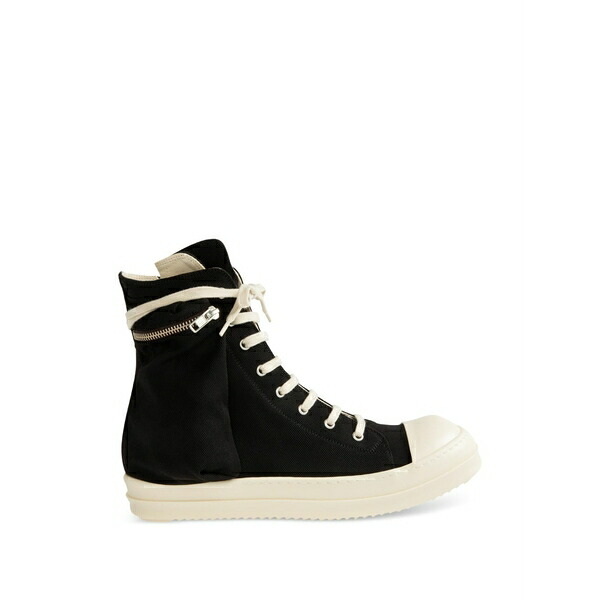 リックオウエンス メンズ スニーカー シューズ Zip cargo sneakers Black