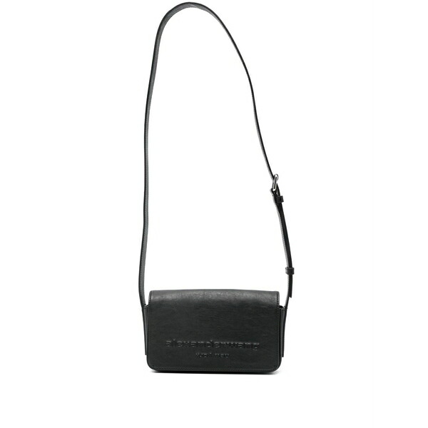 アレキサンダーワン レディース ショルダーバッグ 御徒面子 Punch flap crossbody Black