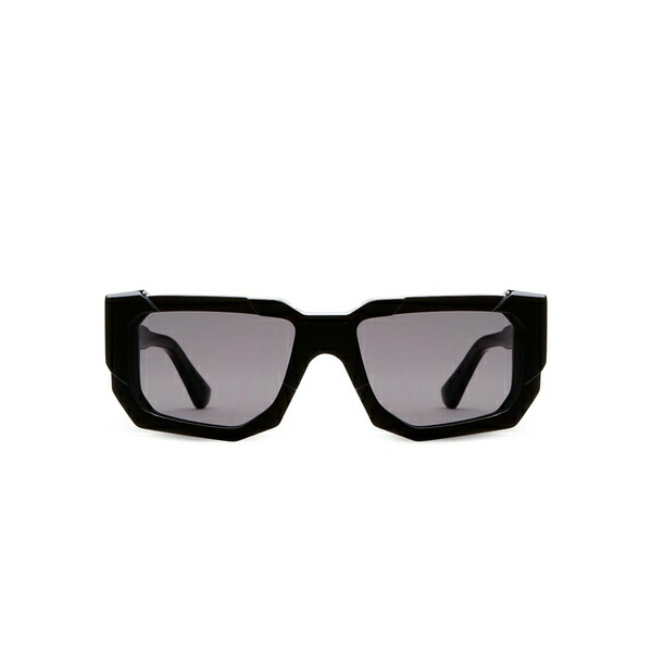 クボラウム メンズ サングラス・アイウェア 添え物 F6 geometric sunglasses Black