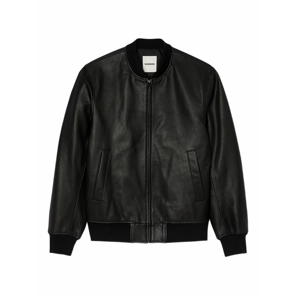 砂子ロ メンズ 上衣＆上衣 アウター Leather jacket Black
