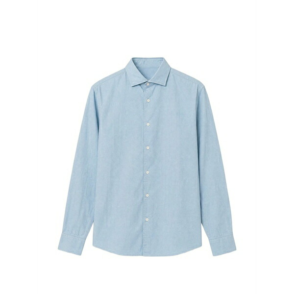 ザカス メンズ シャツ トップス Long-sleeve shirt Blue|asty