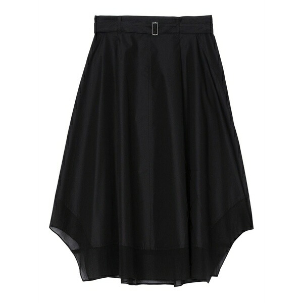 スリーワンフィリップリム レディース スコート ボトムス Belted layered skirt Black