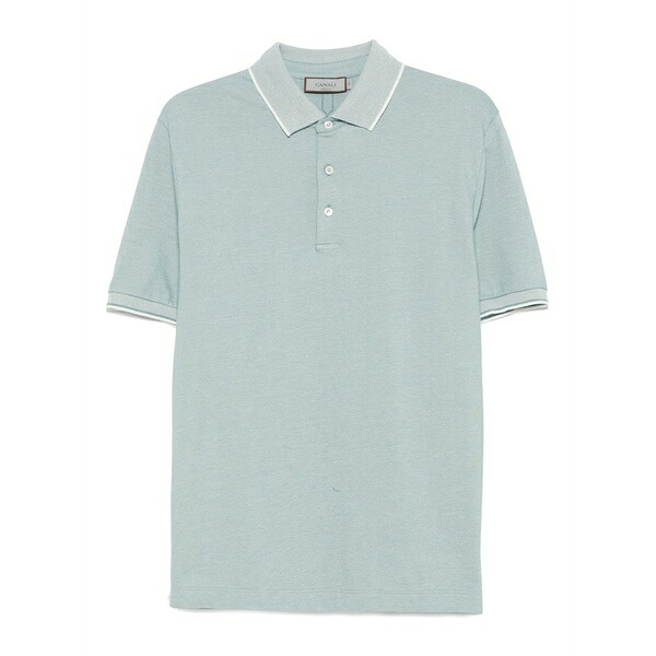 カナーリ メンズ スポーツシャツ トップス Piqu￡ polo shirt Green